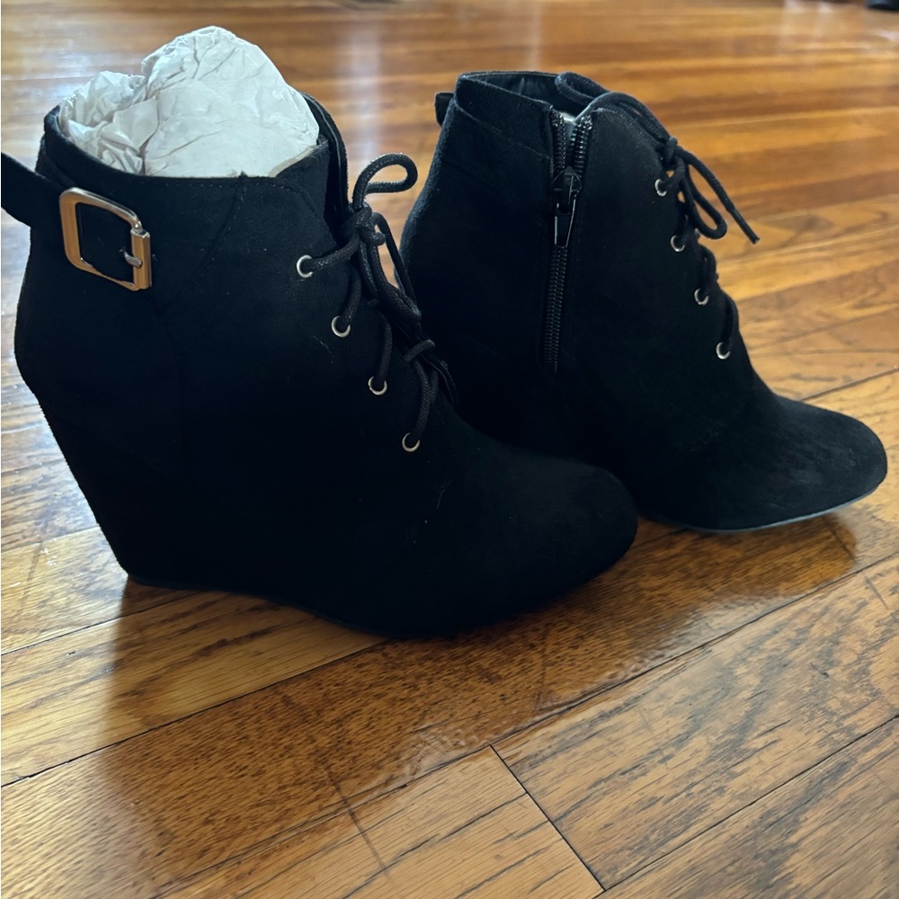 Black booties
